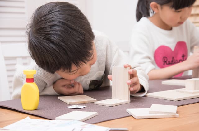 工作に挑戦